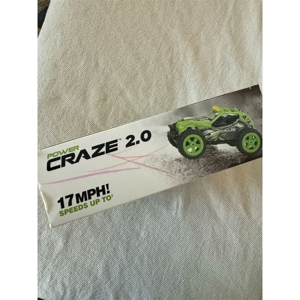 Power Craze 2.0 Mini RC Car with Remote Control - Green